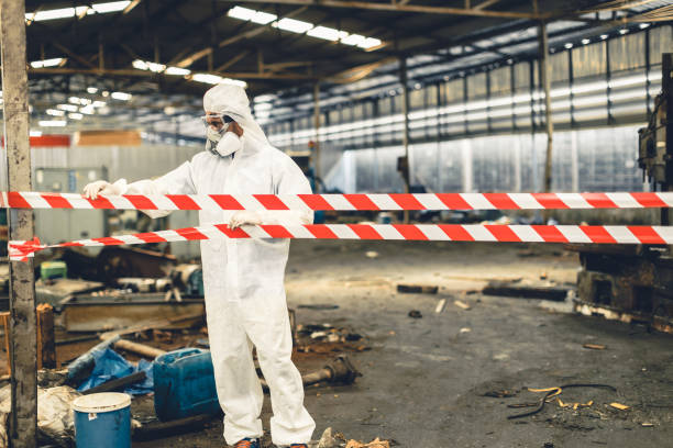 Professional Crime Scene Cleanup technician working in San Lucas, CA